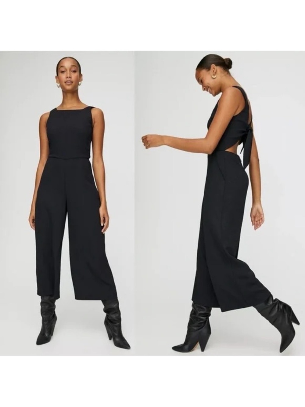 Aritzia Wilfred Ecoulement Back-Tie Jumpsuit
